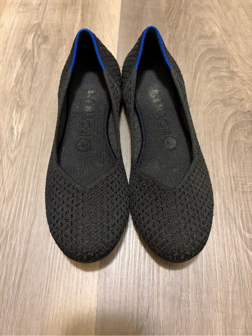 Rothy’s Black Knit Women's Ballet Flats